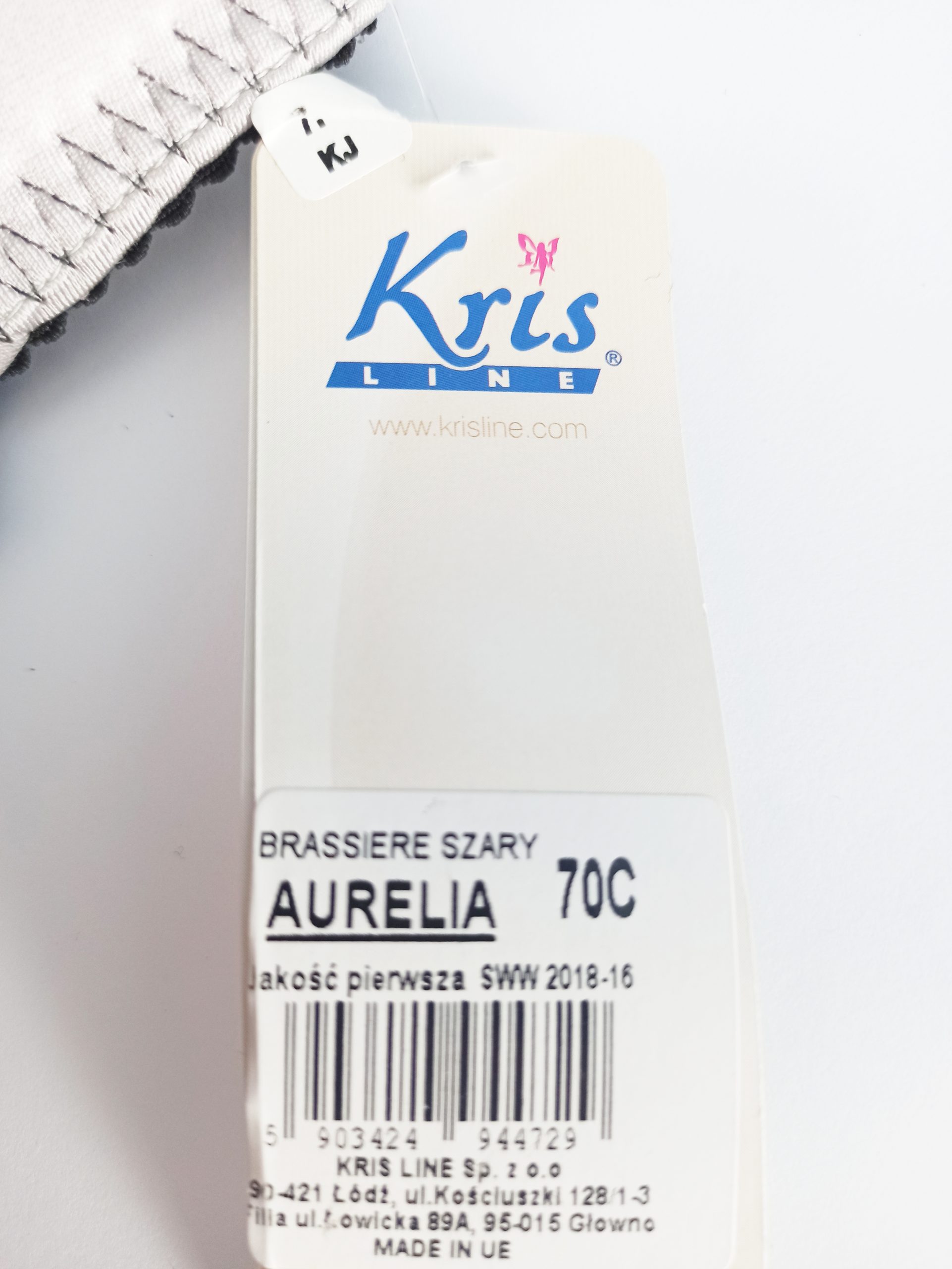 Komplet bielizny Aurelia 70C+M Kris Line szary - obrazek 6